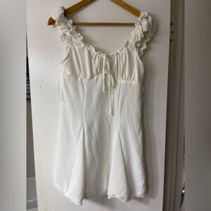 Kimchi Blue Ivory Tie-Front Dress